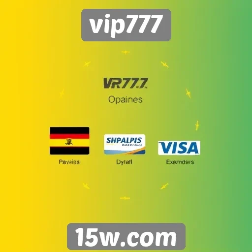 Opcões de pagamento disponíveis no vip777